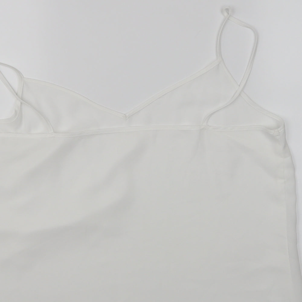 F&F Womens White Basic Blouse Size 16