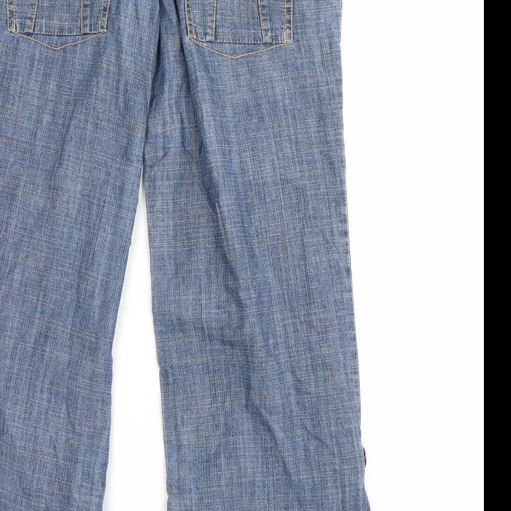 NEXT Womens Blue Denim Straight Jeans Size 14