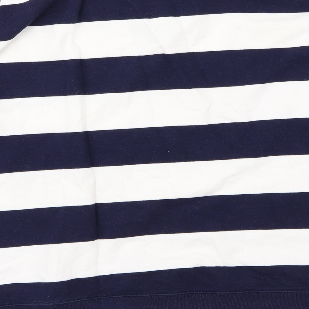 Gap Womens Blue Striped Pullover Jumper Size XL
