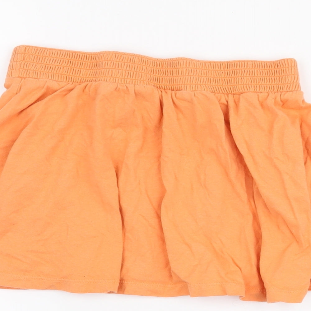 Cherokee Girls Orange A-Line Skirt Size 9-10 Years