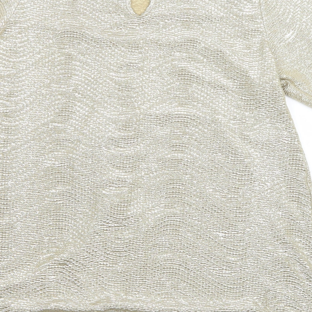 Blooming Marvellous Womens Gold Basic Blouse Size 16