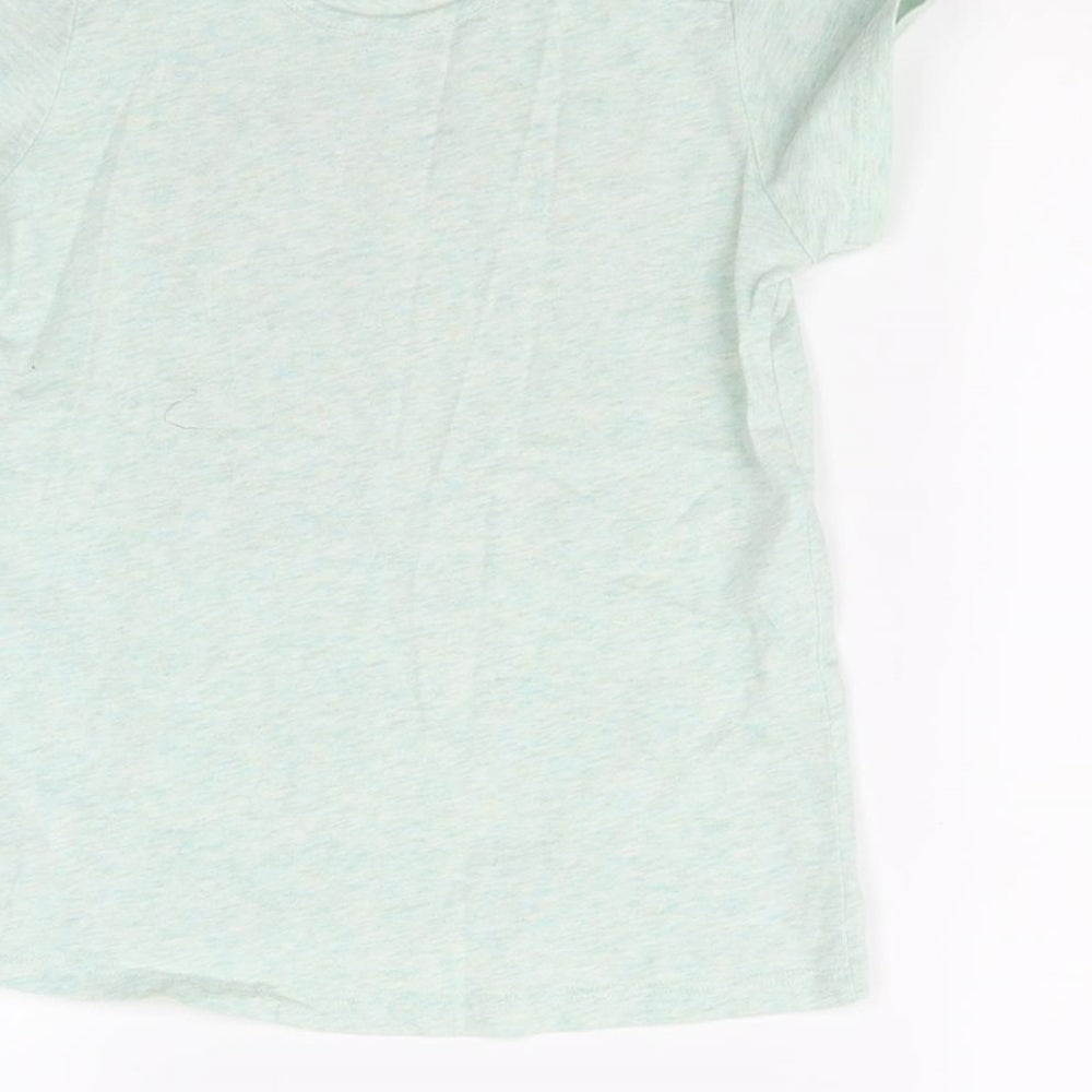 Preworn Girls Green Basic T-Shirt Size 8 Years