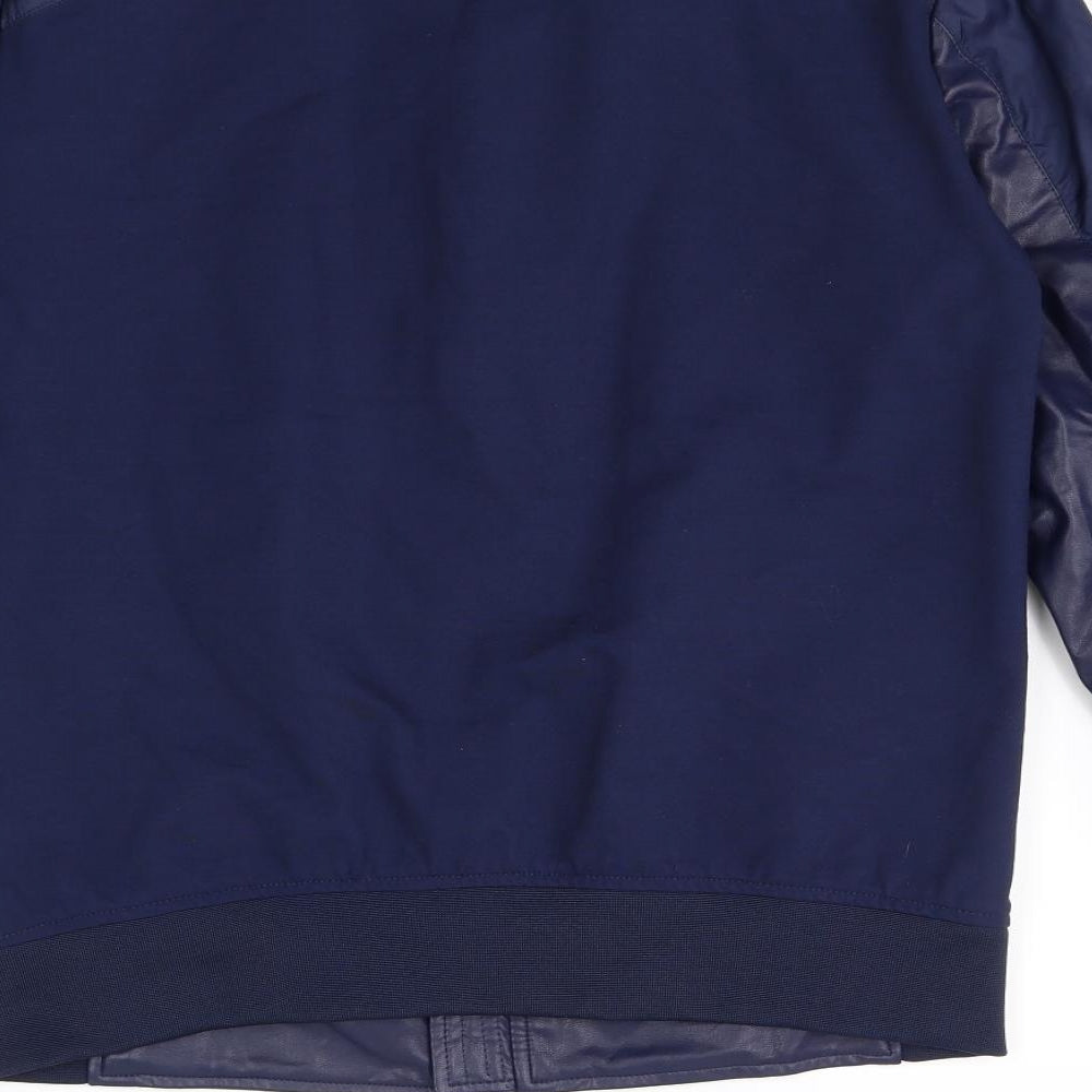 Zara Mens Blue Jacket Coat Size XL