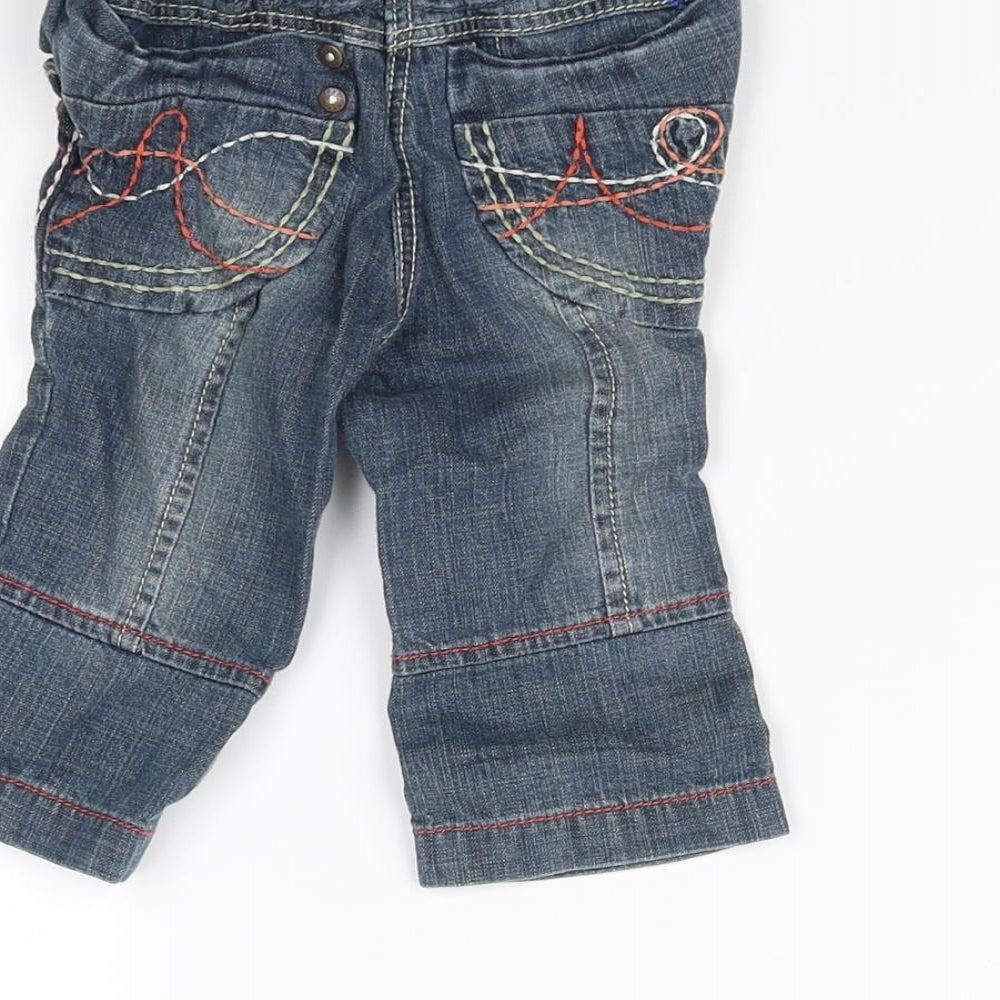 NEXT Girls Blue Capri Jeans Size 6-9 Months