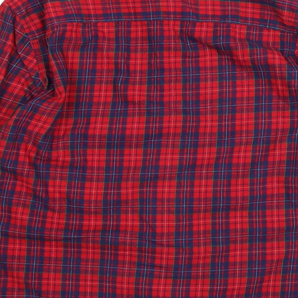 Acw85 Mens Red Dress Shirt Size XL