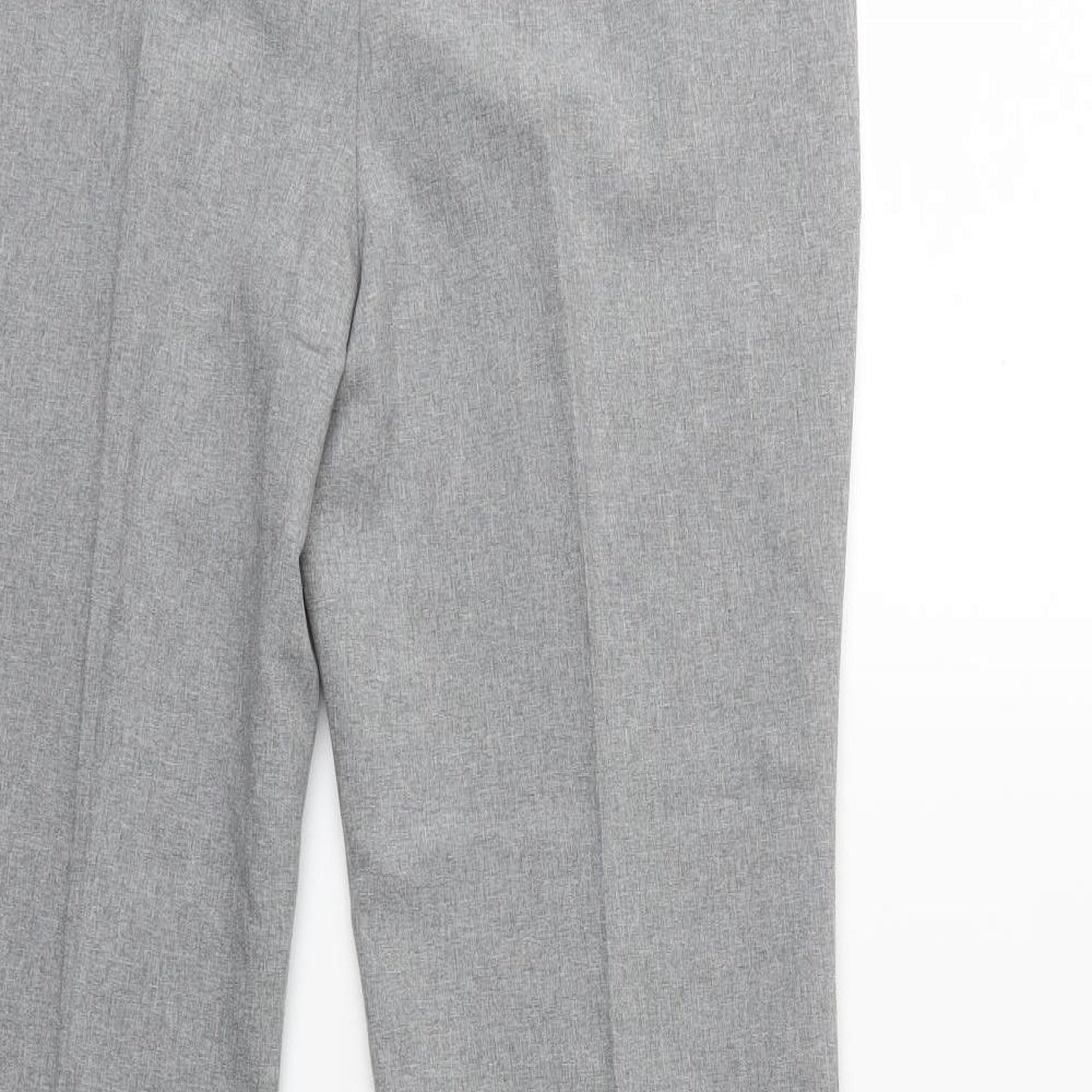 South Womens Grey Trousers Size 8 L29 in