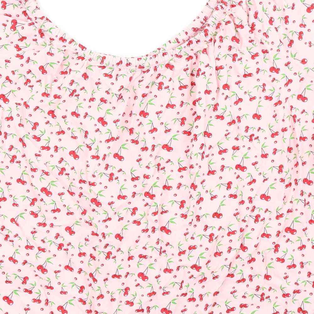Primark Womens Pink Basic T-Shirt Size 20