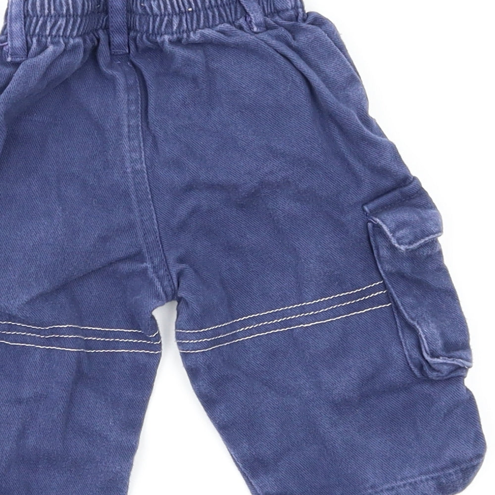 MAX Blue Capri Trousers Size 3-6 Months