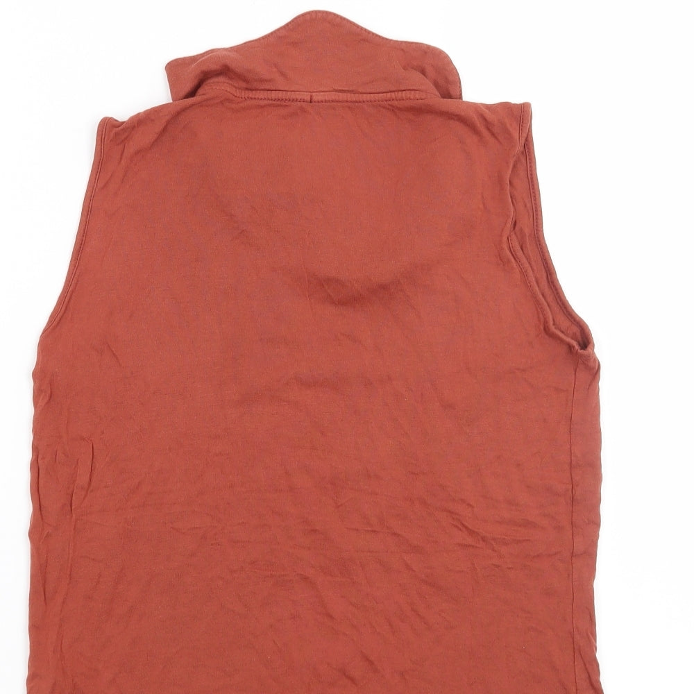 Atmosphere Womens Orange Basic Blouse Size 8