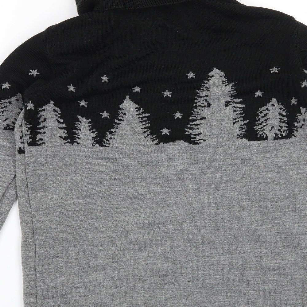 Boohoo Mens Grey Pullover Jumper Size L