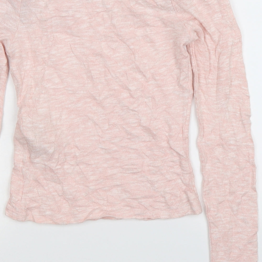 FOREVER 21 Womens Pink Knit Pullover Jumper Size S