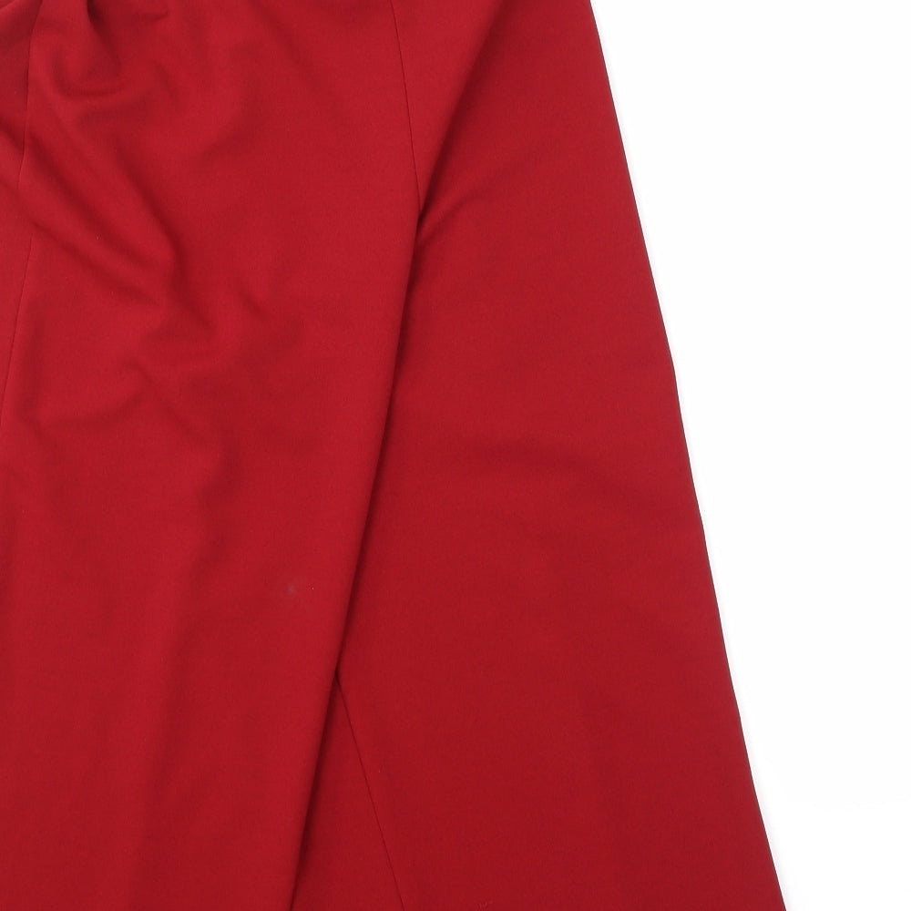 George Womens Red Cropped Trousers Size 30 in L20 in