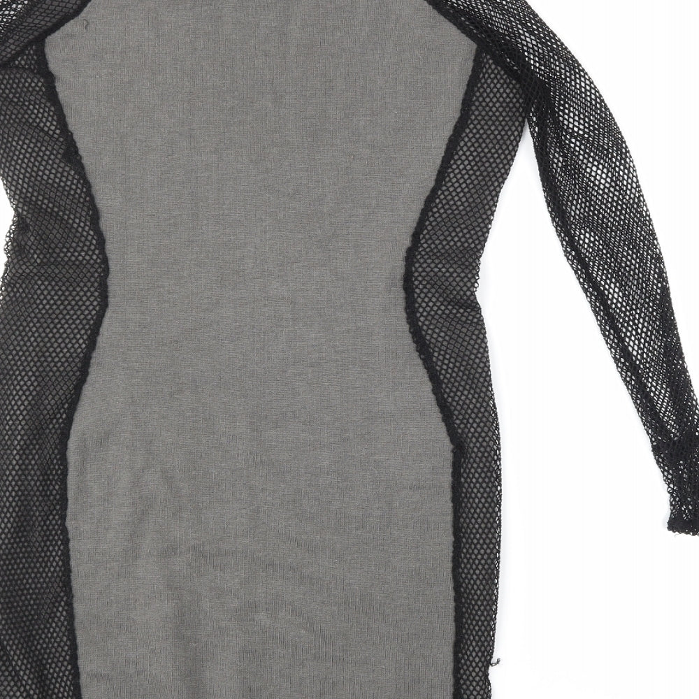 Derek Heart Womens Grey Jumper Dress Size M