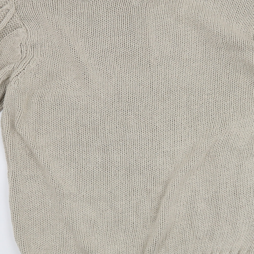 Charles Tyrwhitt Mens Beige Pullover Jumper Size L