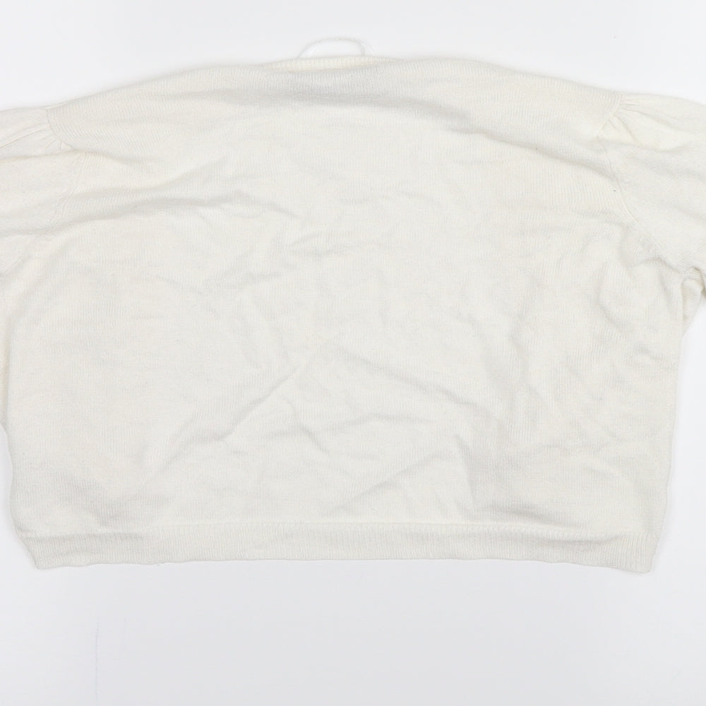 Atmosphere Womens Ivory Cardigan Jumper Size 6