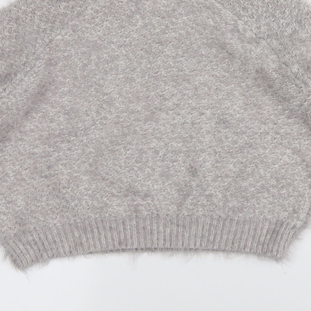 Miss Selfridge Womens Purple Pullover Jumper Size 12