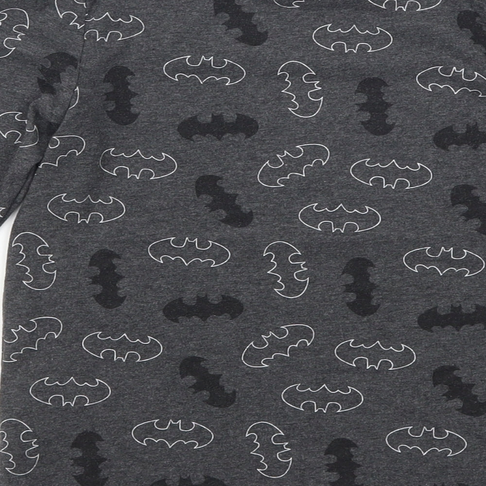 nutme' Boys Grey Basic T-Shirt Size 7-8 Years - batman