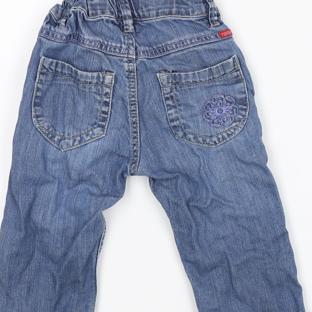 name it Boys Blue Denim Capri Jeans Size 12-18 Months