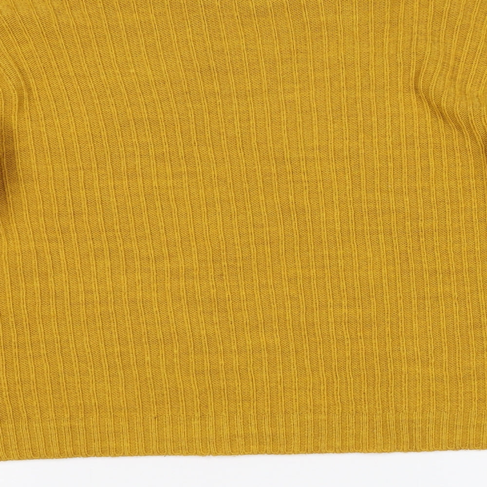 Primark Womens Yellow Pullover Jumper Size S