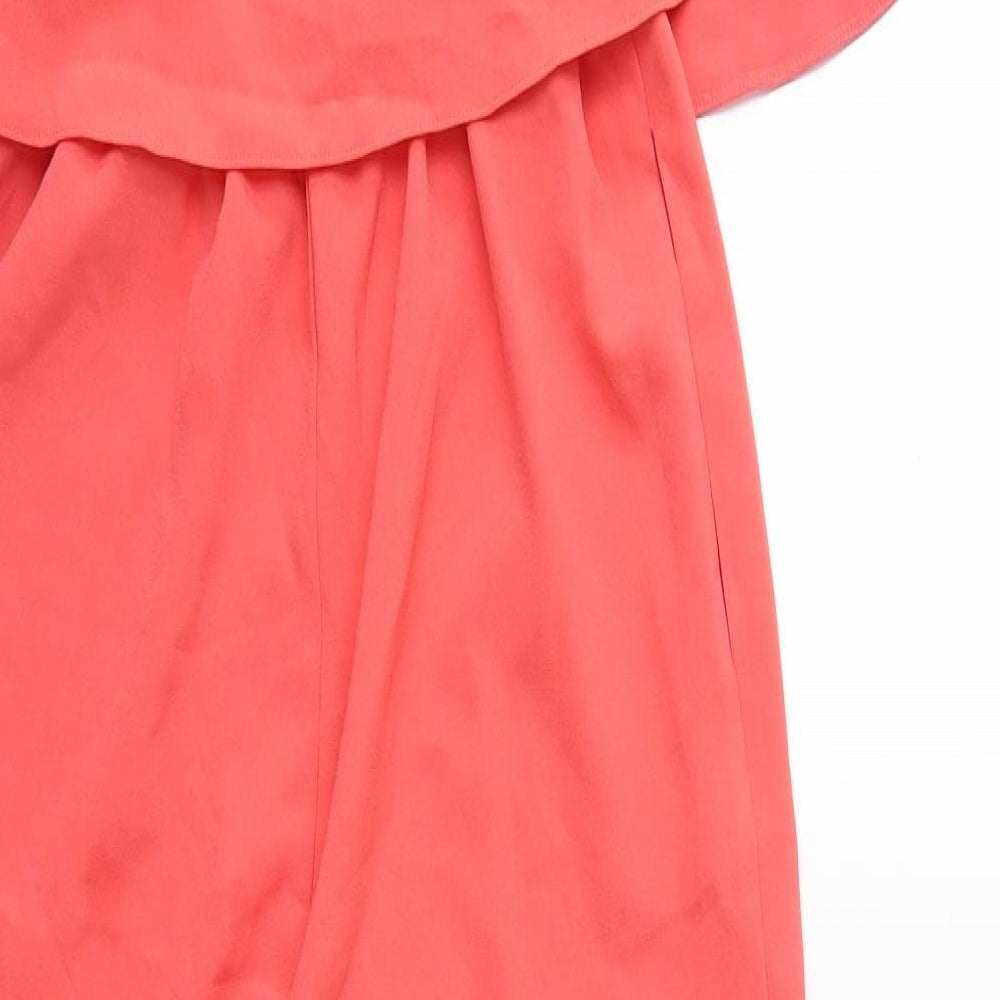 Papaya Womens Pink Jumpsuit One-Piece Size 8