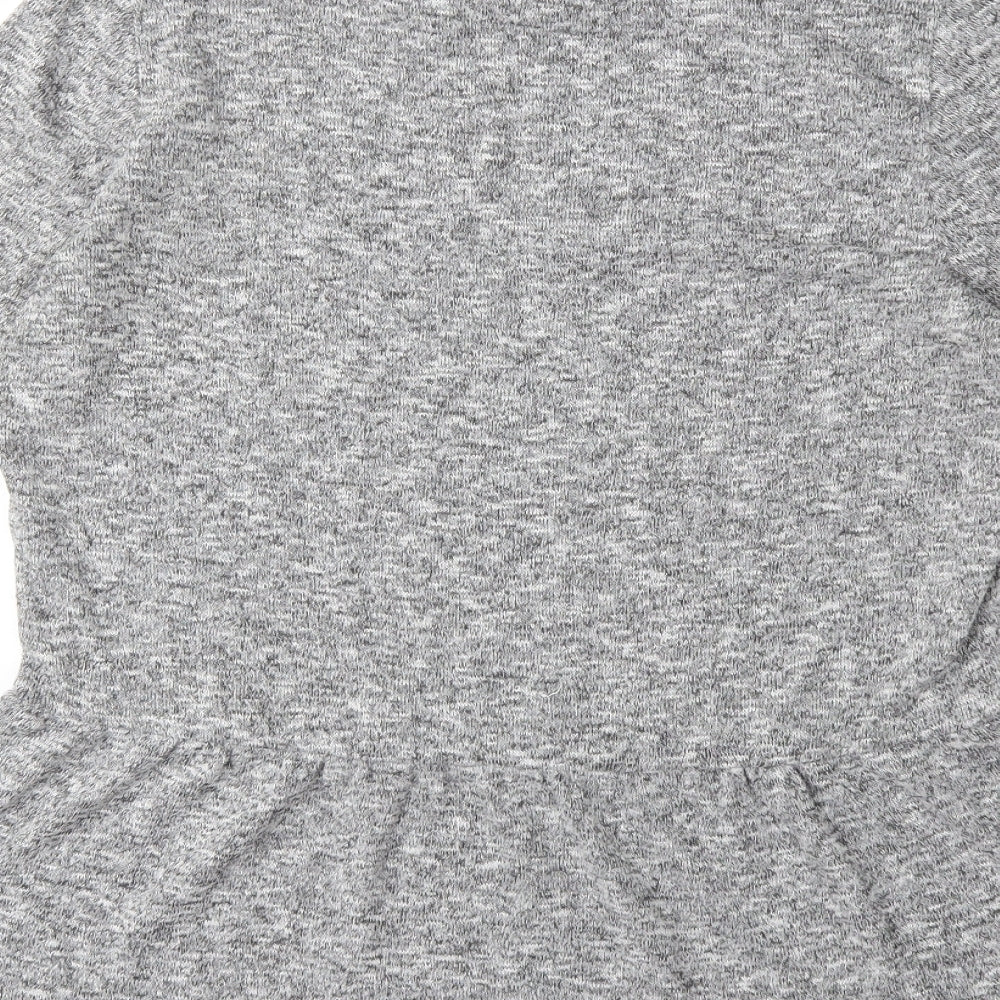 TU Womens Grey Knit Pullover Jumper Size 8