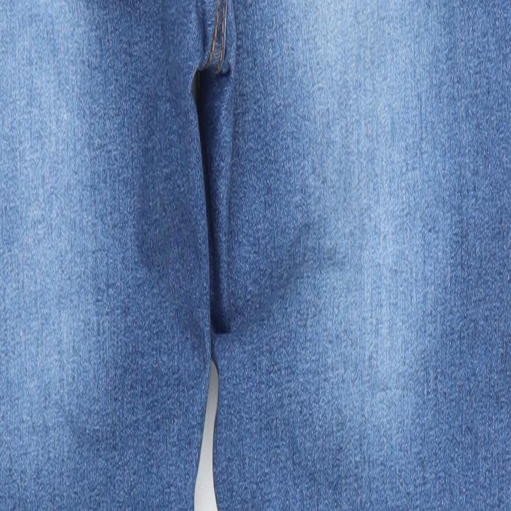 Preworn Womens Blue Denim Skinny Jeans Size 32 in L29 in
