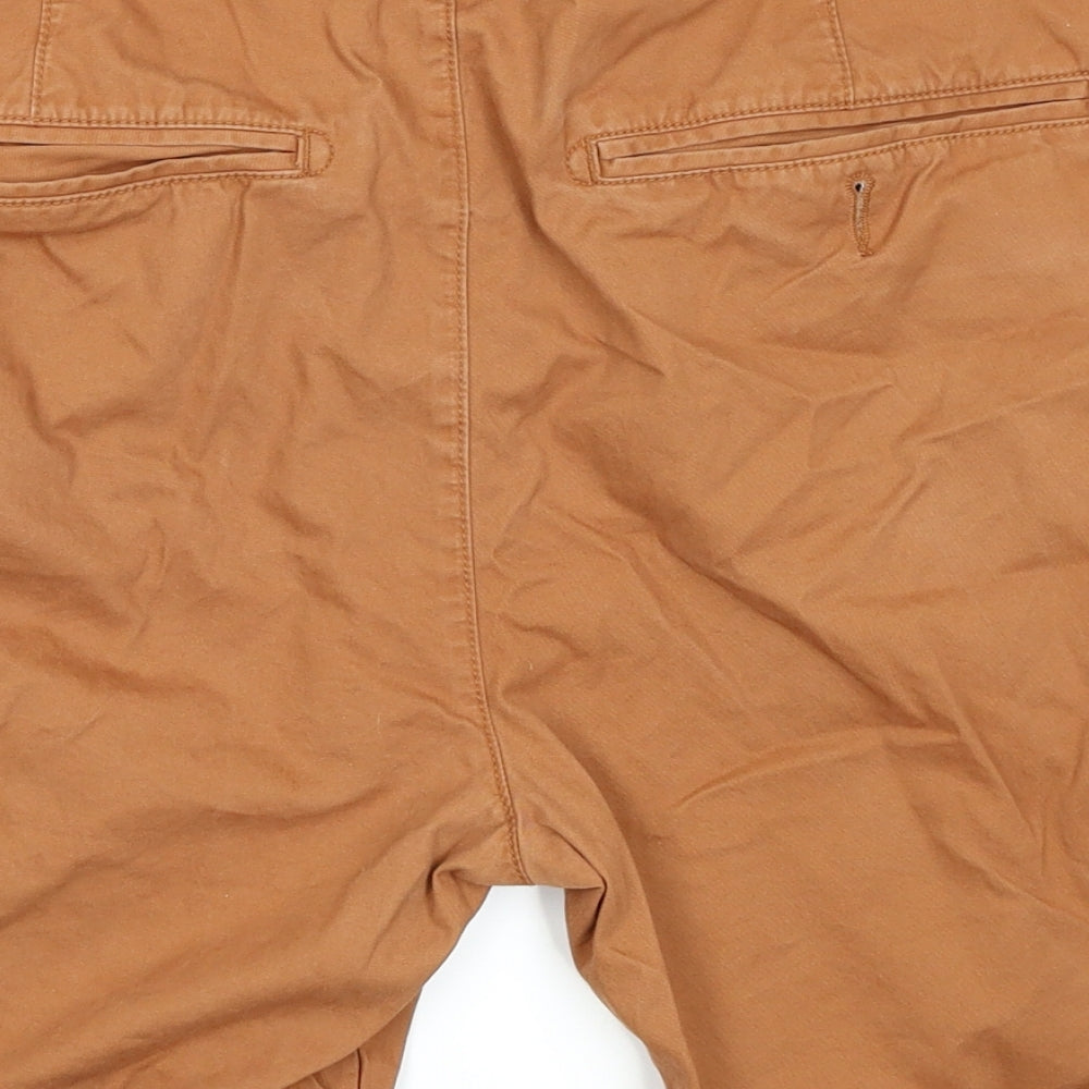 NEXT Mens Orange Chino Shorts Size 38 in
