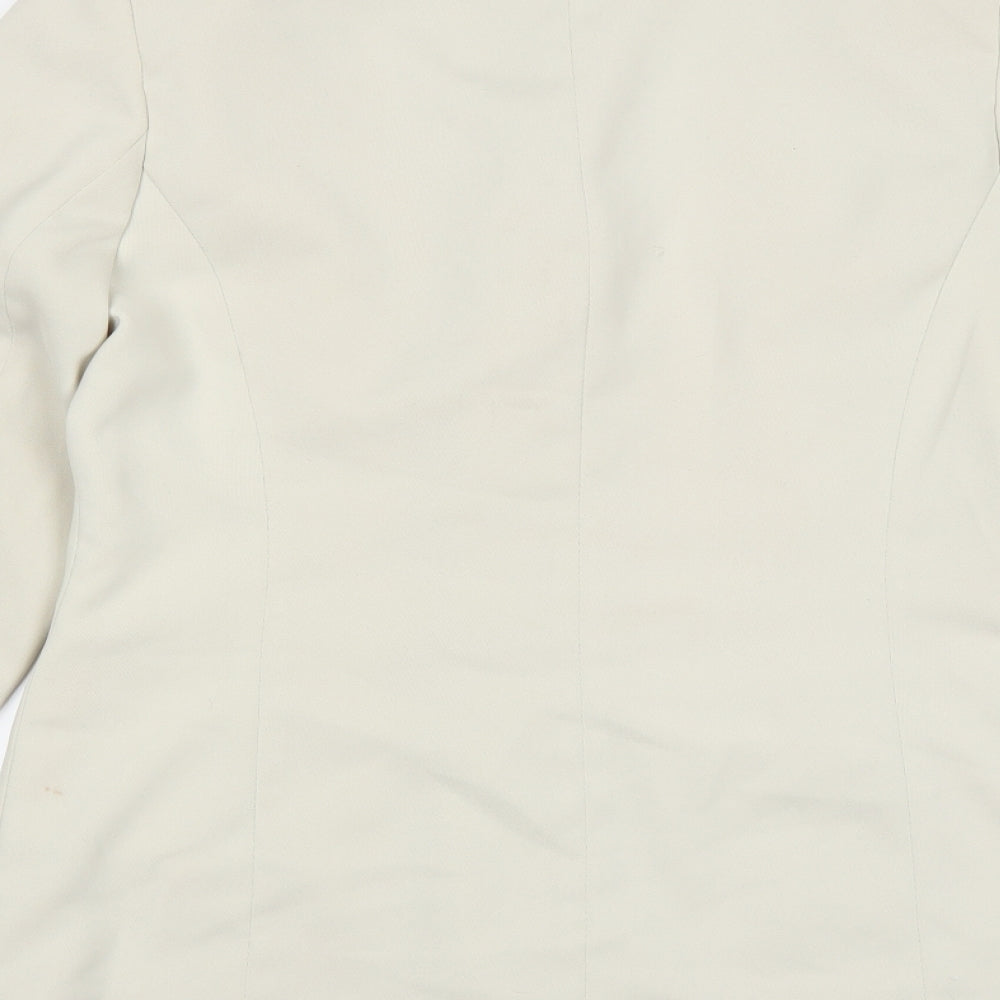ameranto Womens White Jacket Size 10