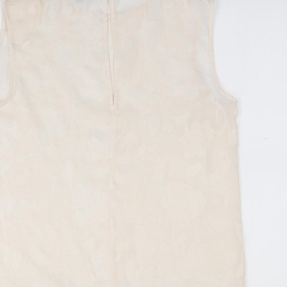 NEXT Womens Beige Basic Tank Size 14