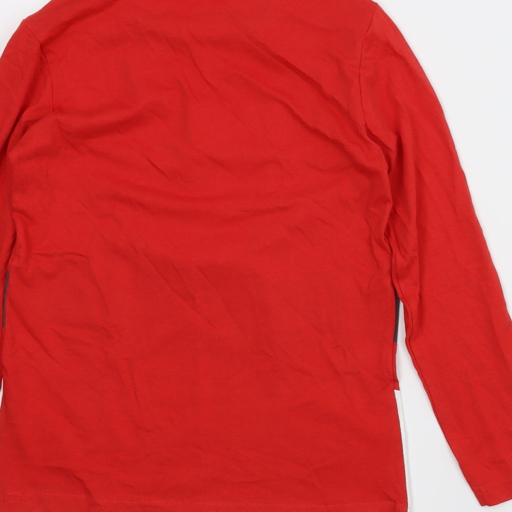 TU Boys Red Basic T-Shirt Size 8 Years - Christmas