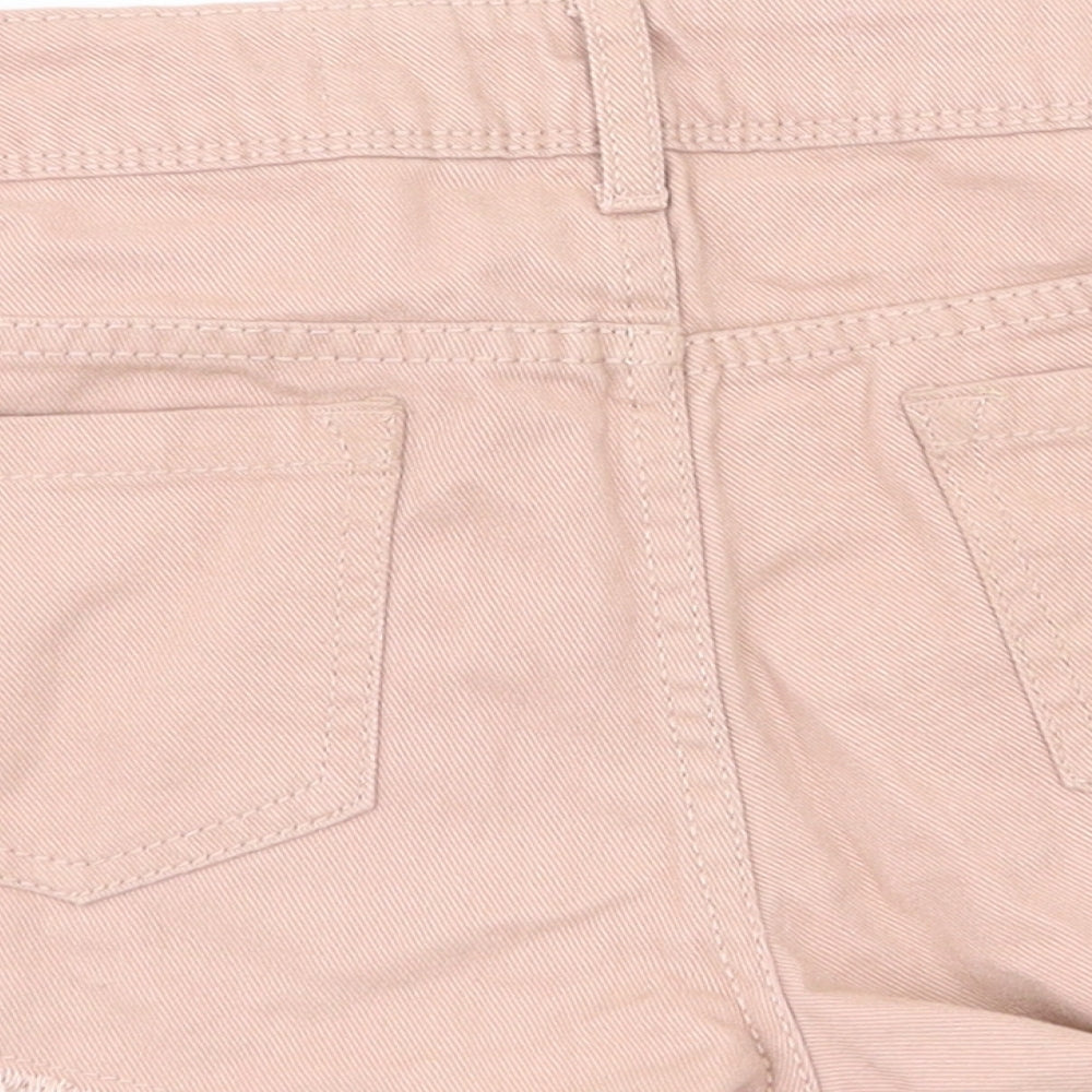 Denim &co Womens Pink Hot Pants Shorts Size 8
