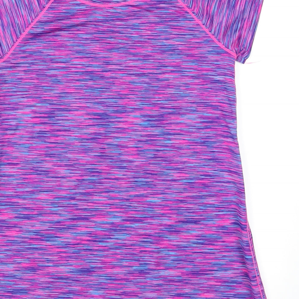 90 degrees Girls Purple Paisley Jersey T-Shirt Size M