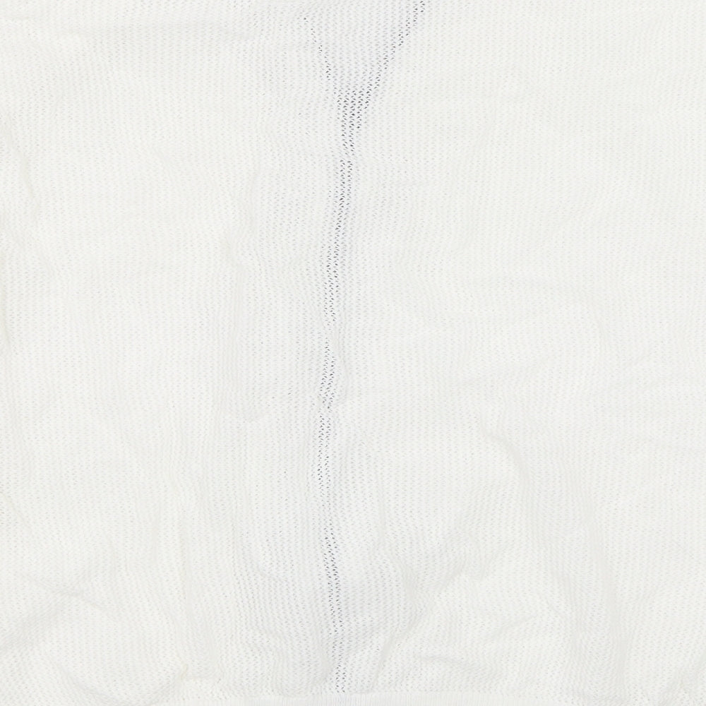 NEXT Womens Ivory Basic T-Shirt Size 12