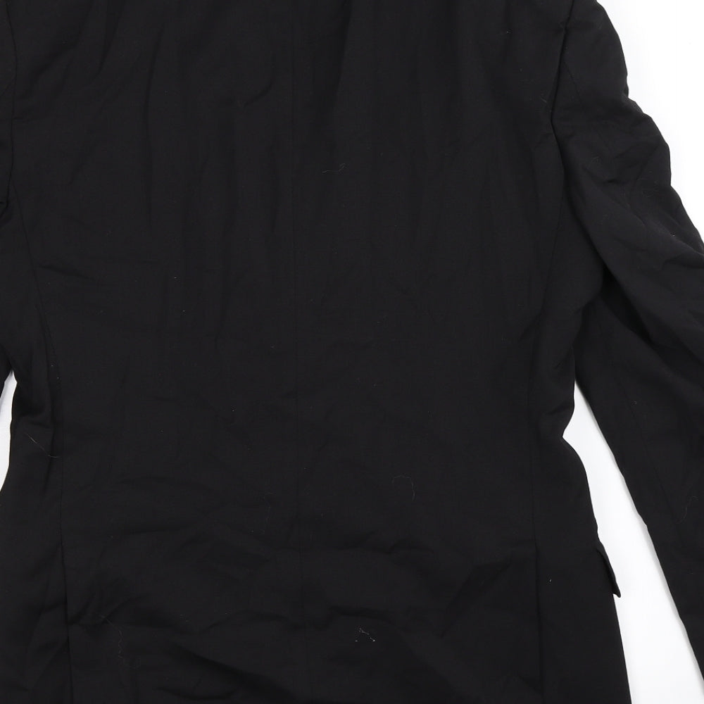Marks and Spencer Mens Black Jacket Suit Jacket Size 36