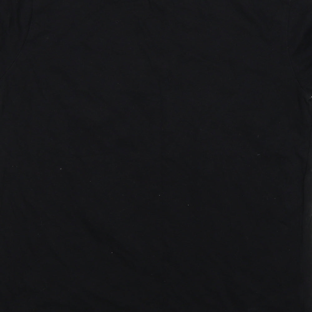 rivber island Girls Black Basic T-Shirt Size 9-10 Years - adventure graphic