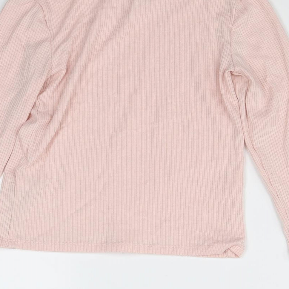 F&F Girls Pink Pullover Sweatshirt Size 6-7 Years