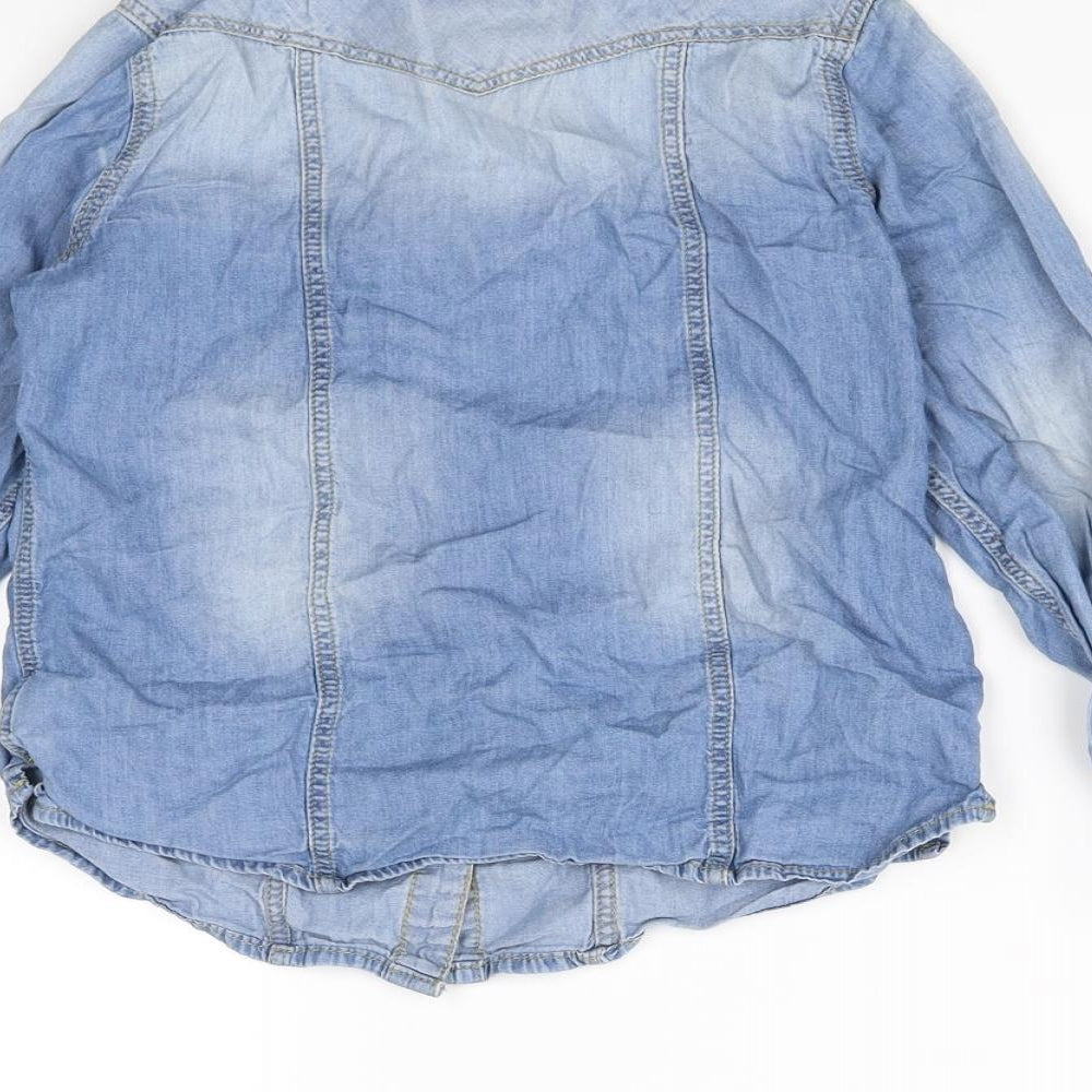 NEXT Boys Blue Basic Button-Up Size 7 Years