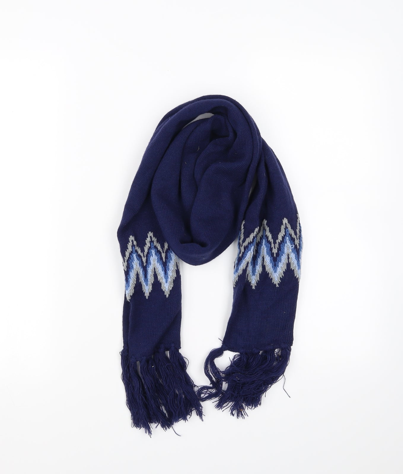 Preworn Mens Blue Scarf One Size