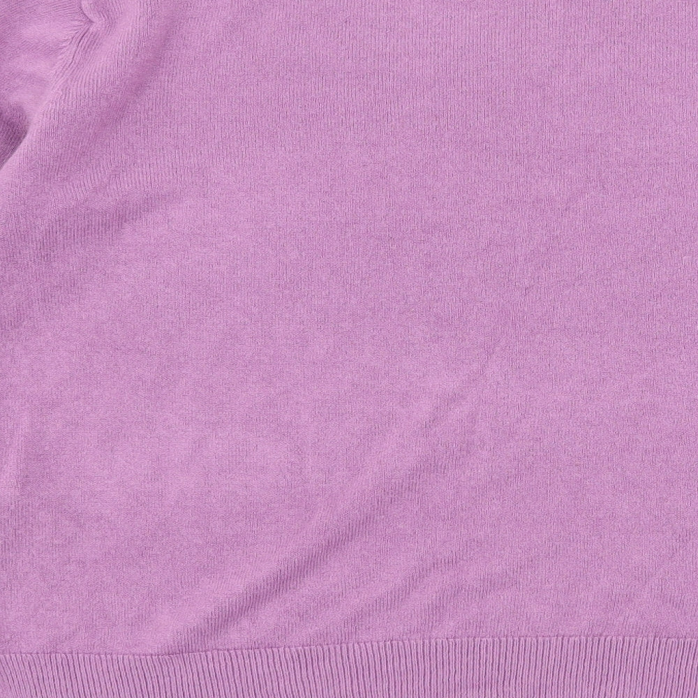 Marks and Spencer Womens Purple Pullover Jumper Size 14