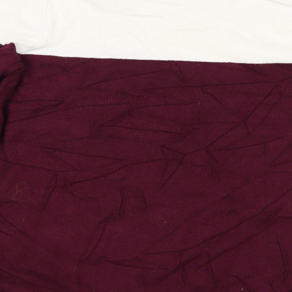 Marks and Spencer Womens Purple Knit Pullover Jumper Size 12