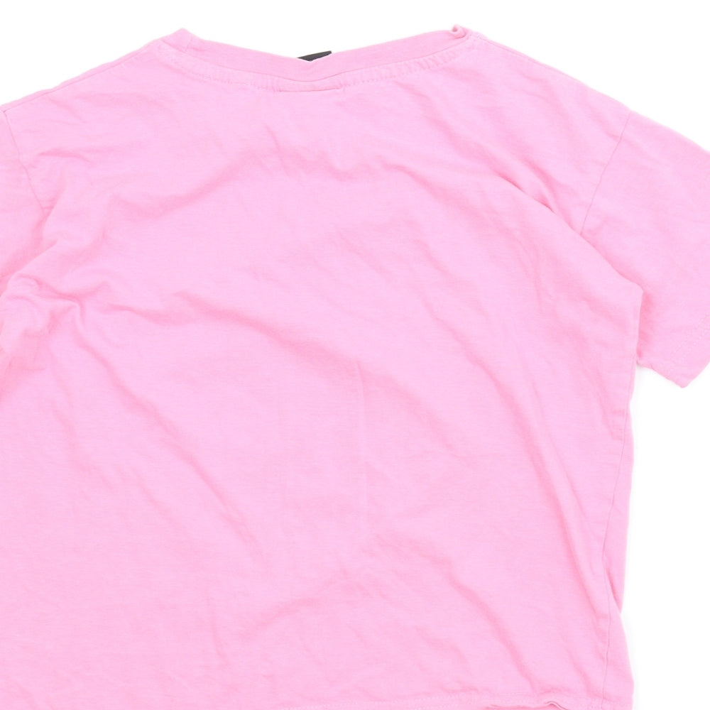 Fox Originals Girls Pink Basic T-Shirt Size 8-9 Years - Unicorn