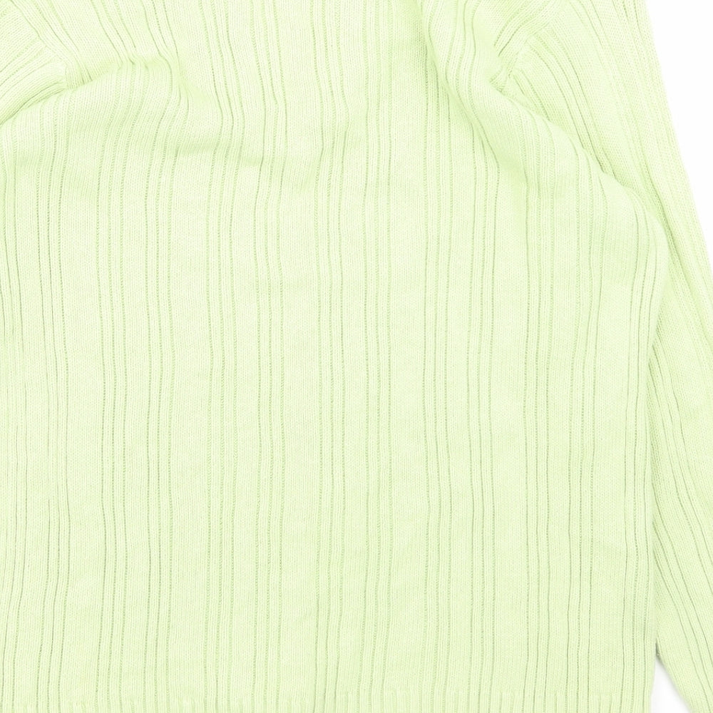 BM Womens Green Pullover Jumper Size L