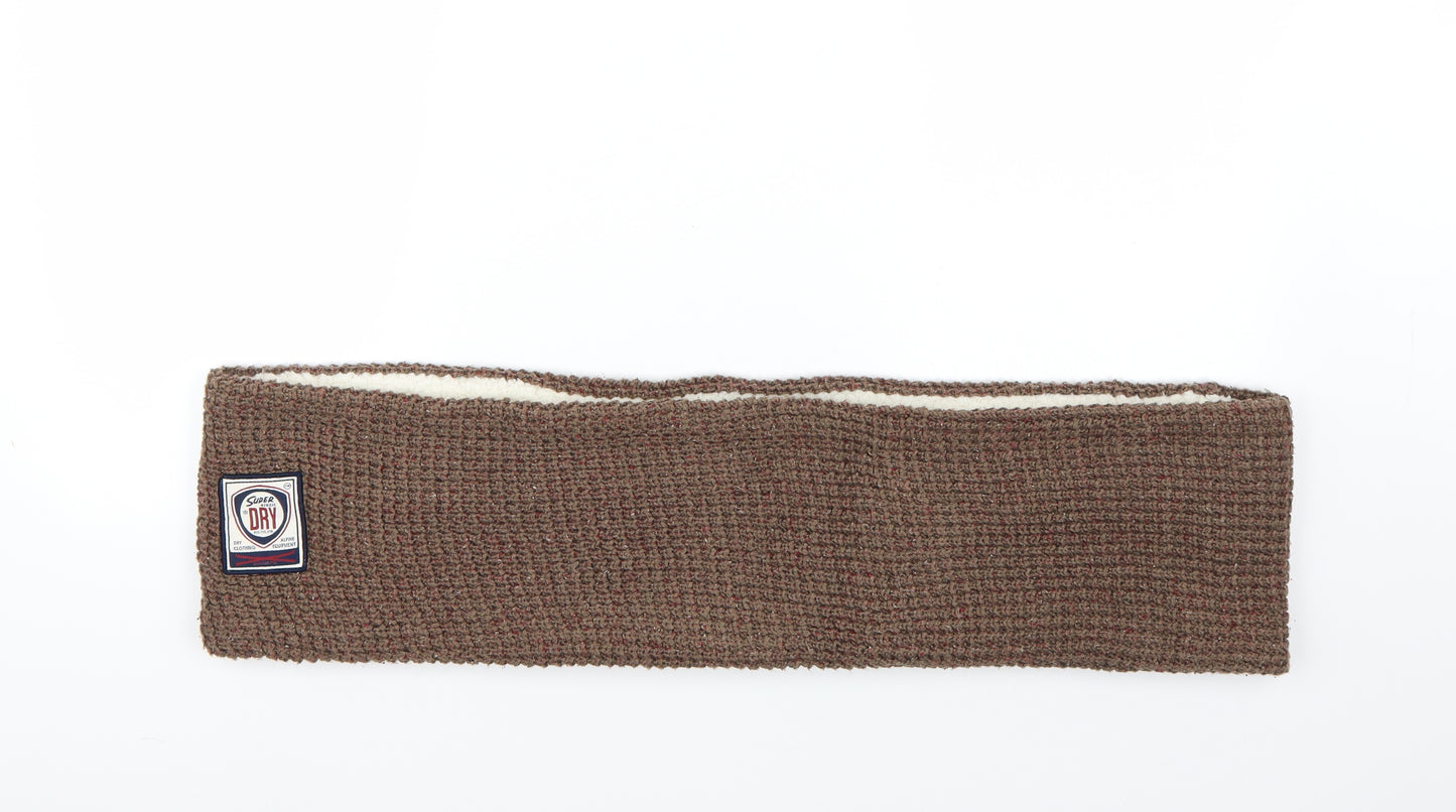 Superdry Womens Brown Scarf