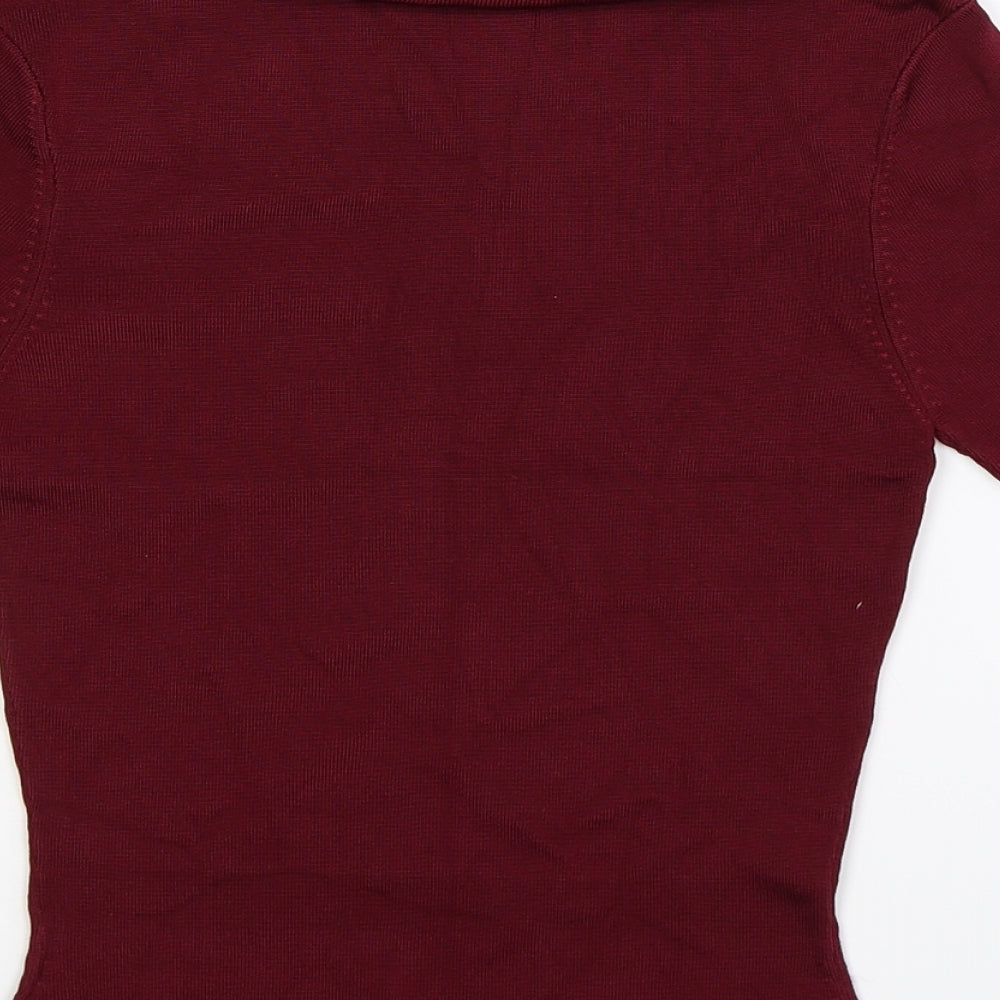 DCS Womens Brown Pullover Jumper Size 10