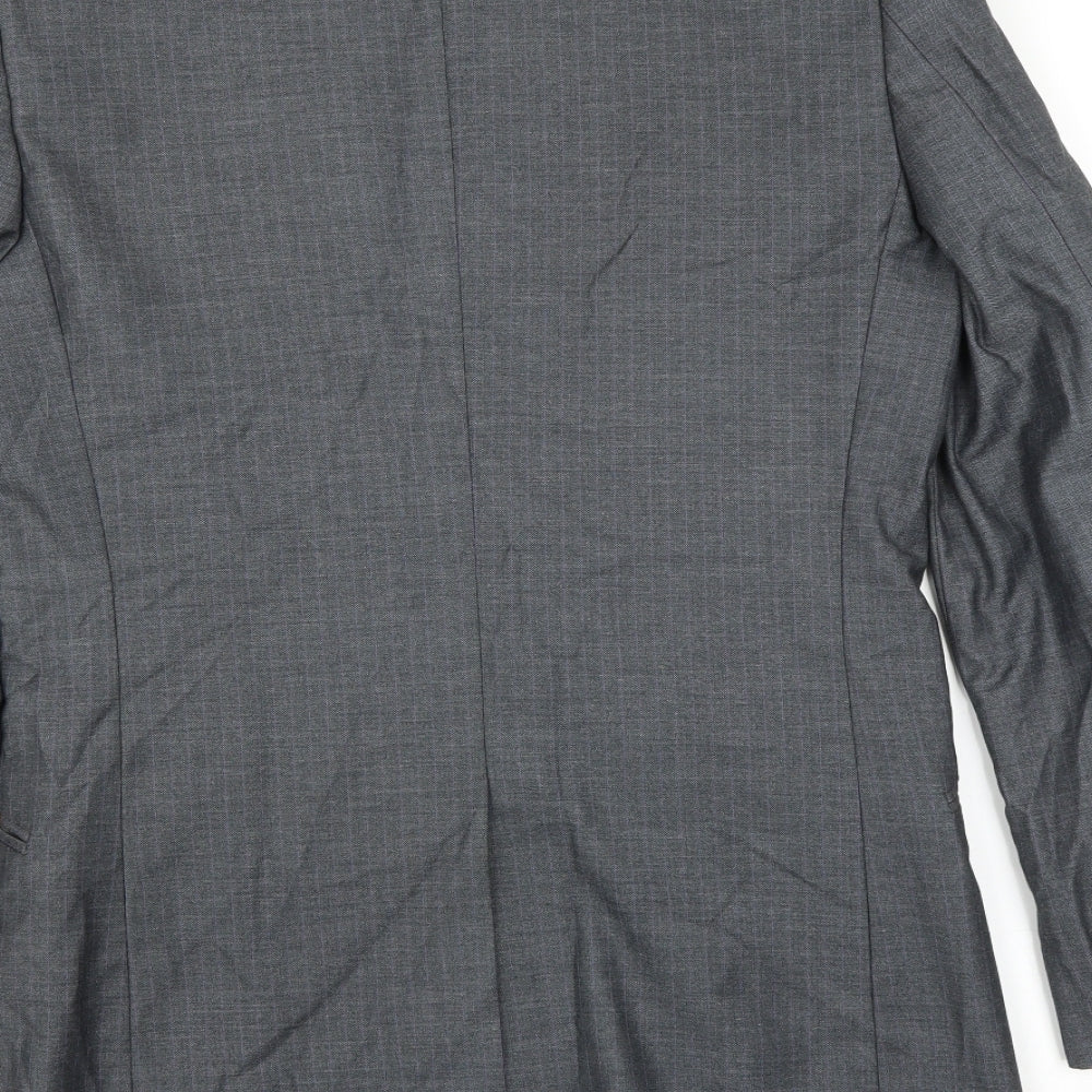 Butler & Webb Mens Grey Jacket Suit Jacket Size 36