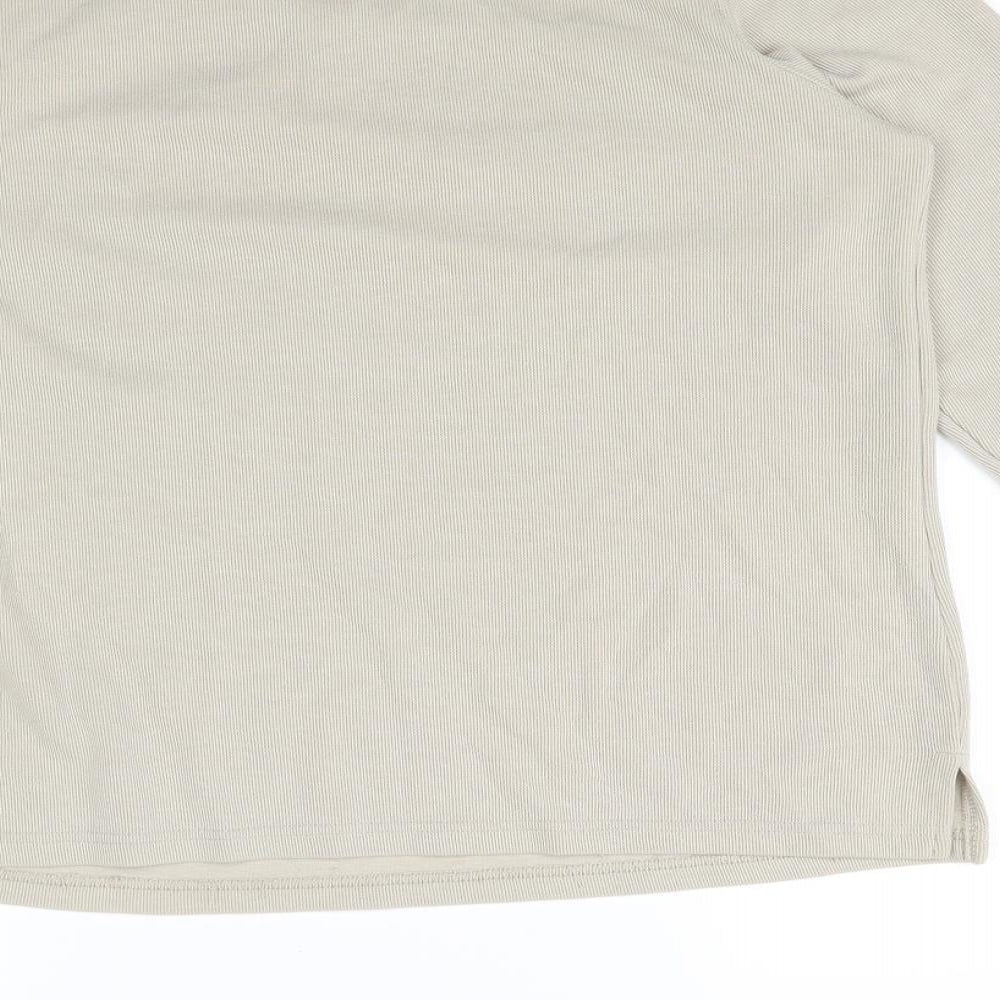 BM Womens Beige Pullover Jumper Size M