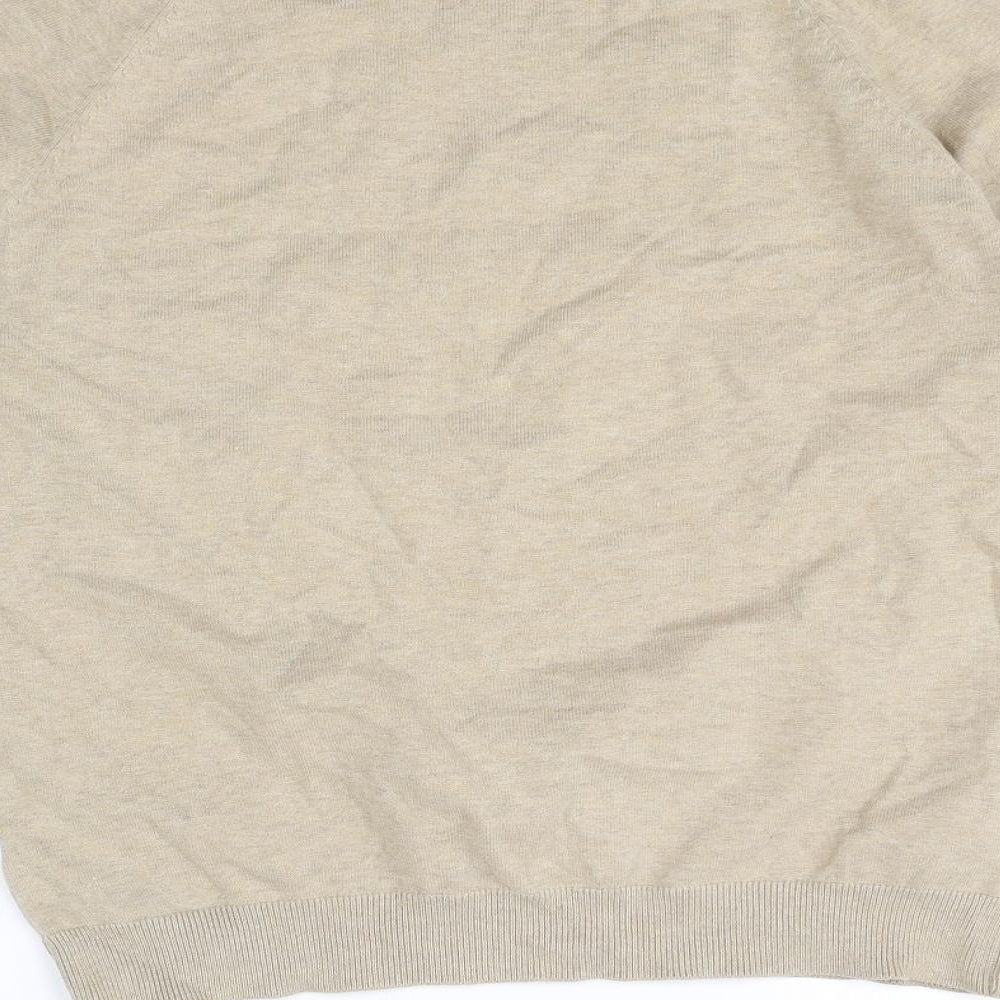 Cedar Wood State Mens Beige Pullover Sweatshirt Size M