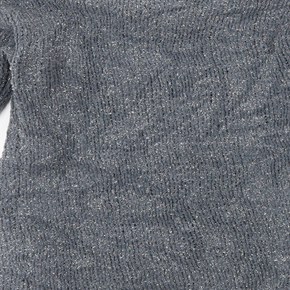 Primark Girls Grey Pullover Jumper Size 8-9 Years
