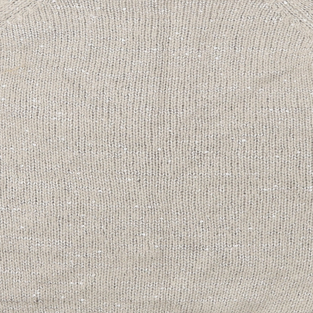 Store Twenty One Womens Brown Knit Pullover Jumper Size M