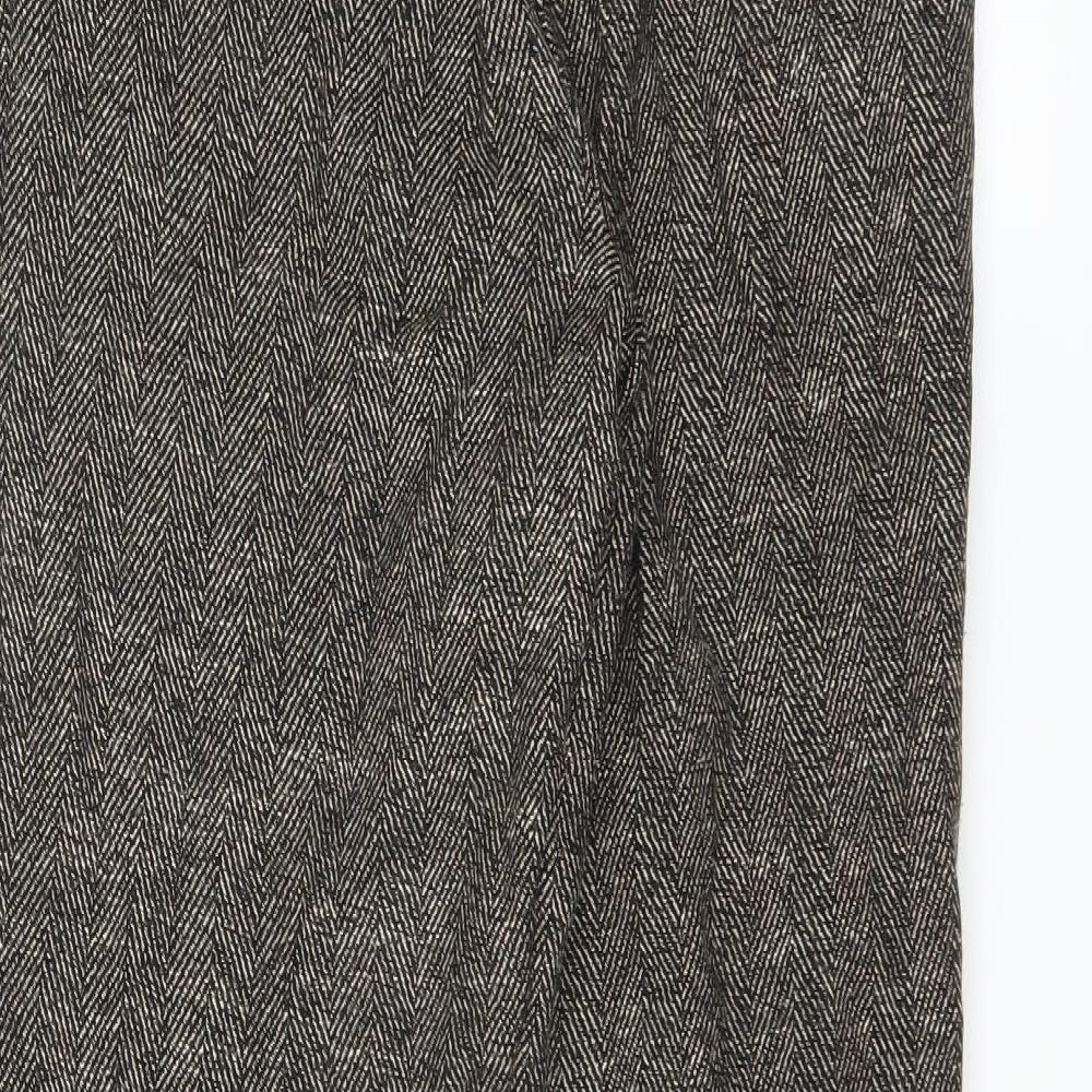 New Look Womens Brown Trousers Size 6 L26 in
